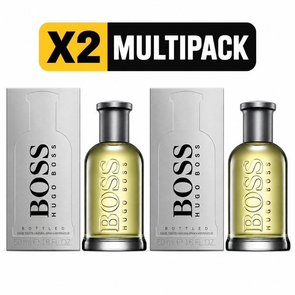 Hugo Boss Bottled 50ml Aftershave Splash - X2 MULTIPACK