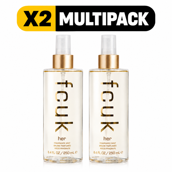 FCUK Her Body Mist 250ml - X2 MULTIPACK