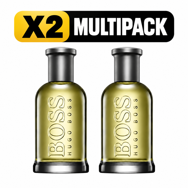 Hugo Boss Bottled For Men 100ml Aftershave Lotion Splash - X2 MULTIPACK