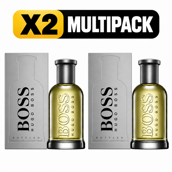 Hugo Boss Bottled For Men 100ml Aftershave Lotion Splash - X2 MULTIPACK