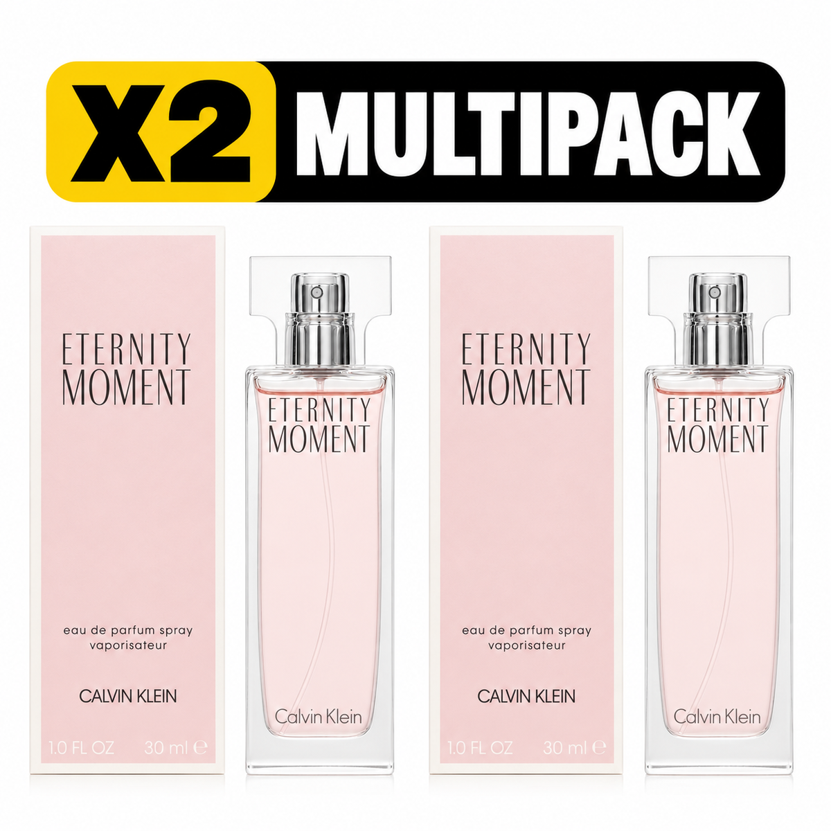 Calvin Klein Eternity Moment 30ml EDP Spray - X2 MULTIPACK
