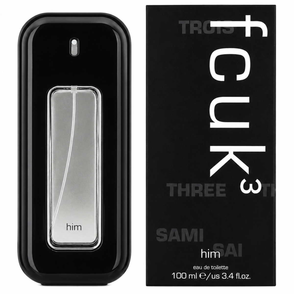 FCUK 3 Him 100ml EDT Spray