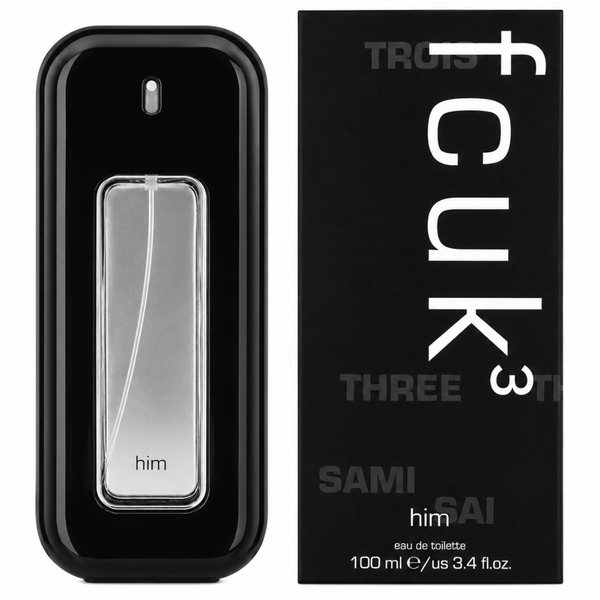 FCUK 3 Him 100ml EDT Spray