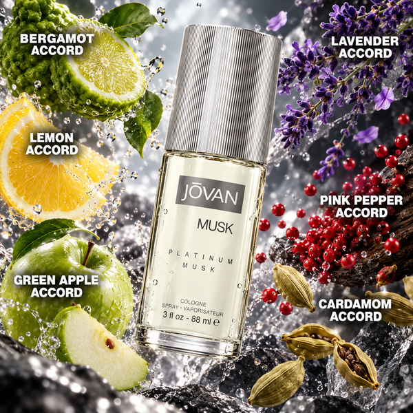 Jovan Platinum Musk for Men EDC 88ml Spray