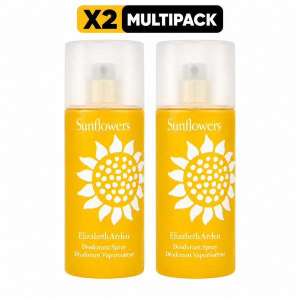 Elizabeth Arden Sunflower Deodorant 150ml Spray - X2 MULTIPACK