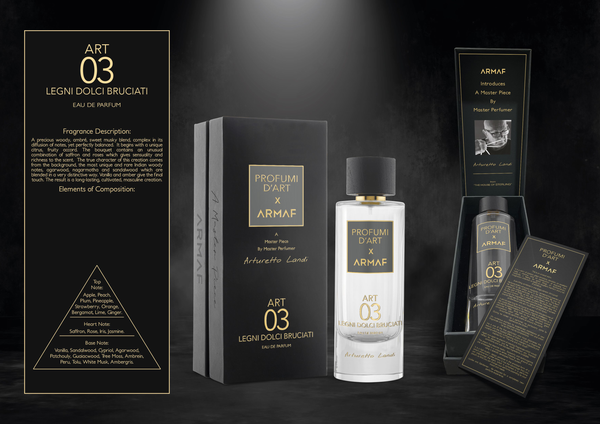 Armaf Profumi D'Art 03 Legni Dolci Bruciati Eau De Parfum 105ml