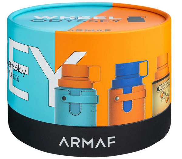 Armaf Wheel of Odyssey Mandarin Sky, Elixir & Vintage 
Eau De Parfum 30ml x 3