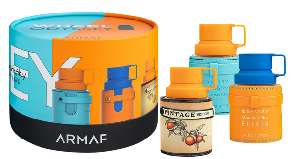 Armaf Wheel of Odyssey Mandarin Sky, Elixir & Vintage 
Eau De Parfum 30ml x 3