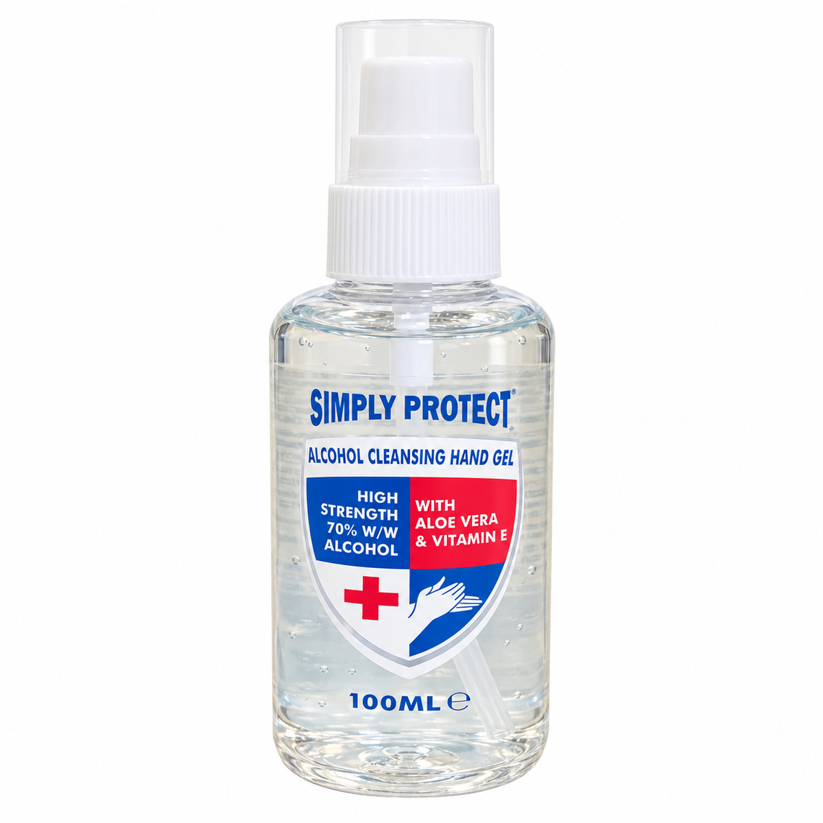 Simply Protect Alcohol Cleansing Hand Gel 100ml