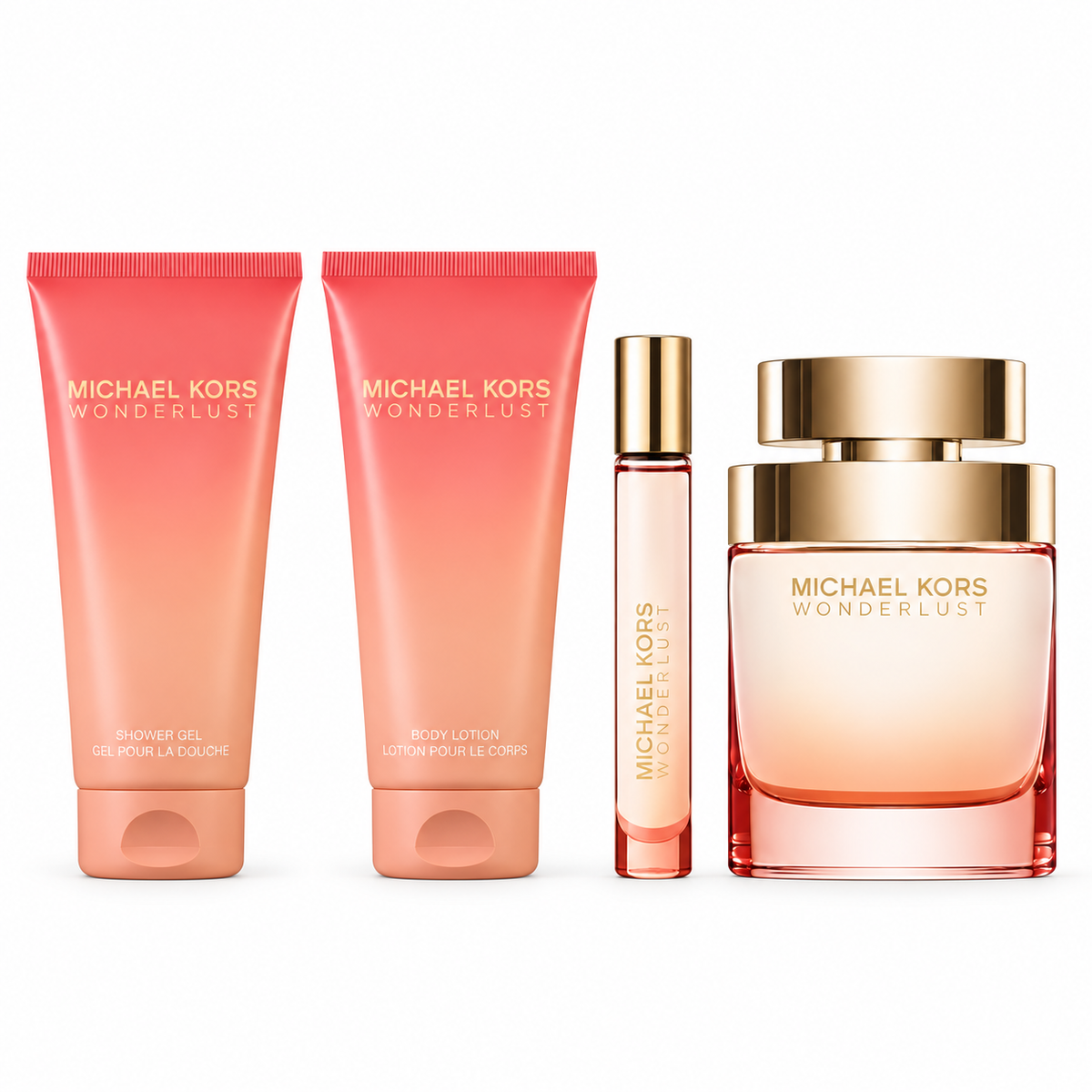 Michael Kors Wonderlust Gift Set Eau de Parfum 100ml + Eau de Parfum 10ml + Body Lotion 100ml + Shower Gel 100ml