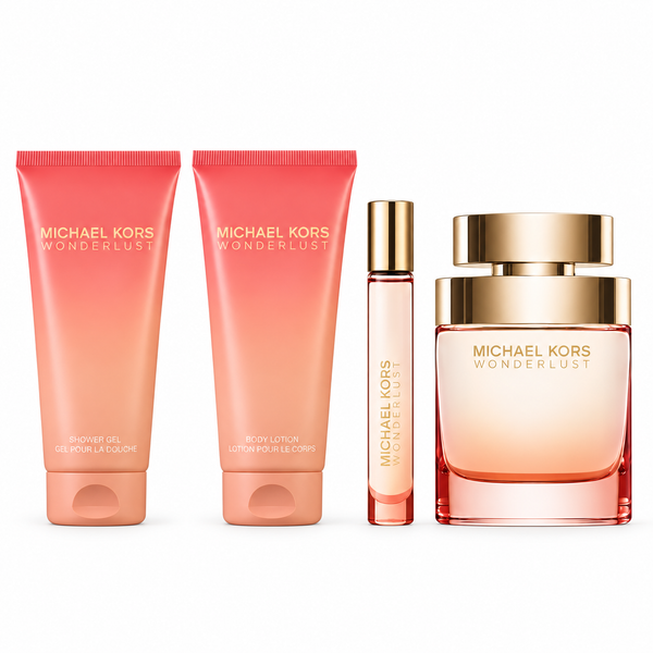Michael Kors Wonderlust Gift Set Eau de Parfum 100ml + Eau de Parfum 10ml + Body Lotion 100ml + Shower Gel 100ml