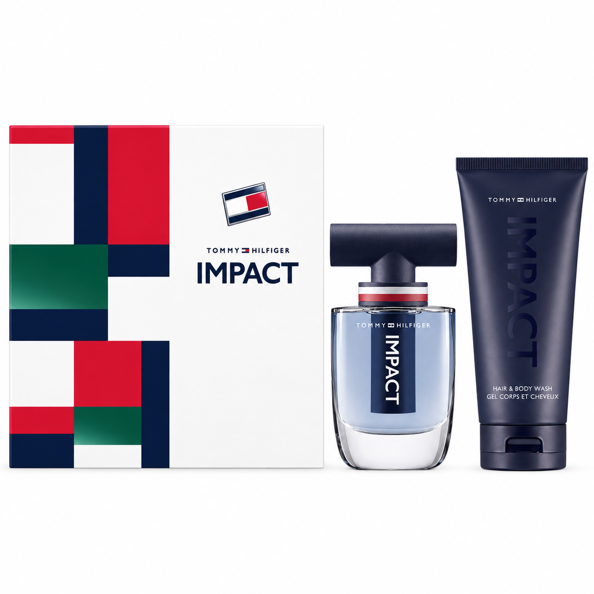 Tommy Hilfiger Impact Gift Set 50ml EDT Spray - Body Wash 100ml