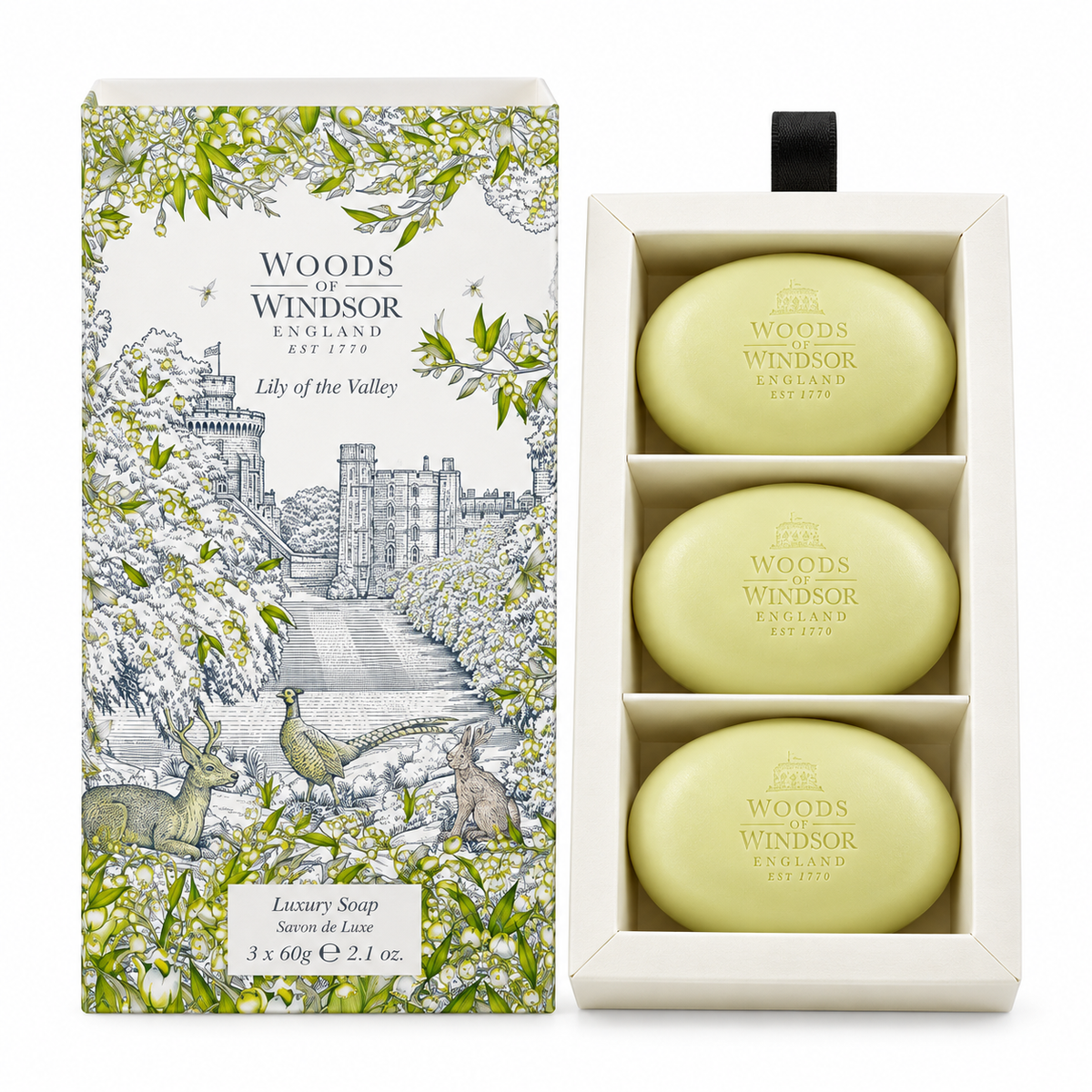 Woods Of Windsor Lily Of The Valley Soap 3 X 60G