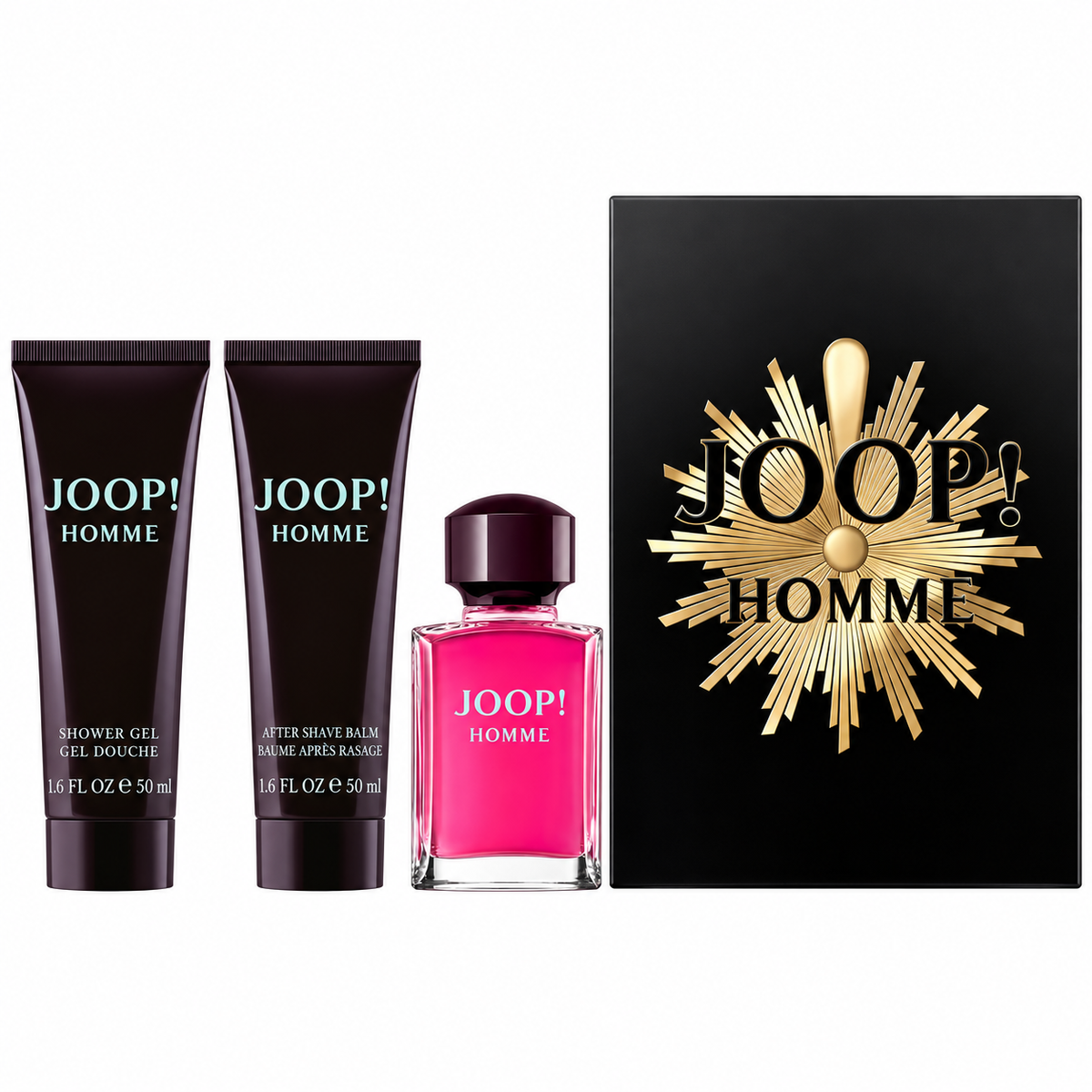 Joop! Homme Gift Set 30ml EDT Spray - Aftershave Balm 50ml - Shower Gel 50ml