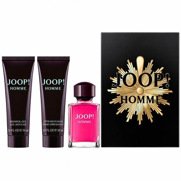 Joop! Homme Gift Set 30ml EDT Spray - Aftershave Balm 50ml - Shower Gel 50ml