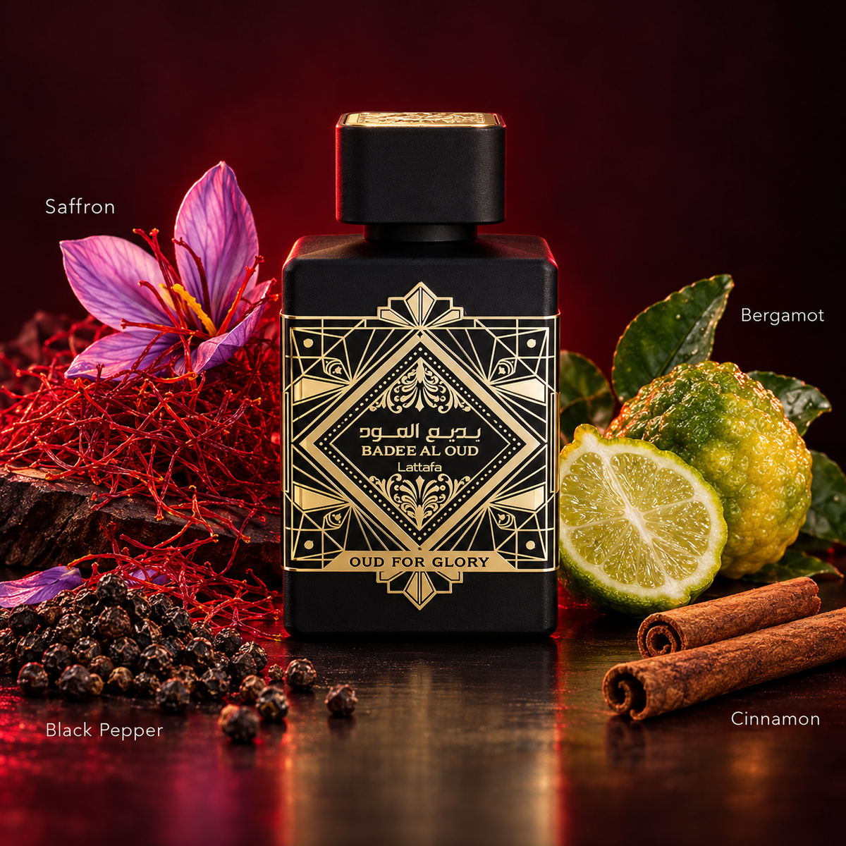 Lattafa Bade'e Al Oud Oud For Glory 100ml EDP Spray