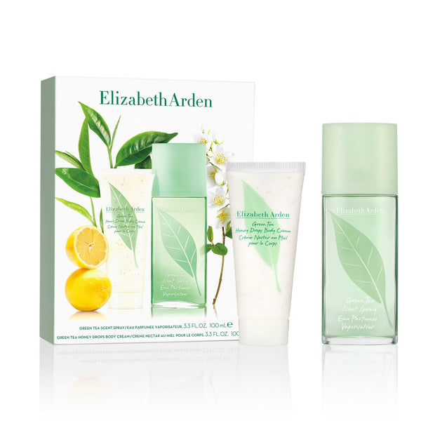 Elizabeth Arden Green Tea Gift Set 100ml EDT Spray + 100ml Body Lotion