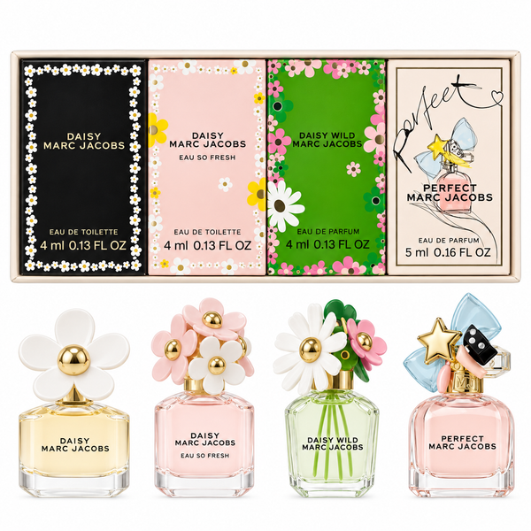 Marc Jacobs Mini Set 2x4ml EDT + 5ml Perfect EDP + 4ml Daisy Wild EDP