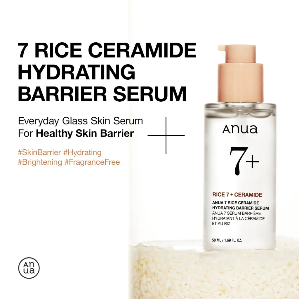 Anua Rice 7+ Ceramide 50ml Hydrating Barrier Serum
