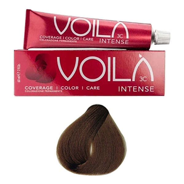 Intercosmo Voilà 3C Intense Hair Colour 60ml - 4.8 Medium Brown Toffee