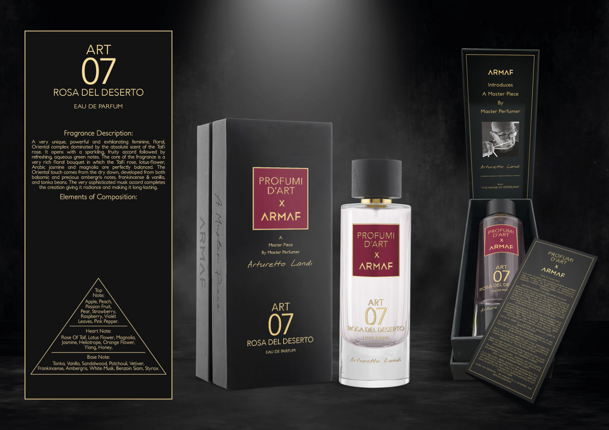 Armaf Profumi D'Art 07 Rosa Del Deserto Eau De Parfum 105ml