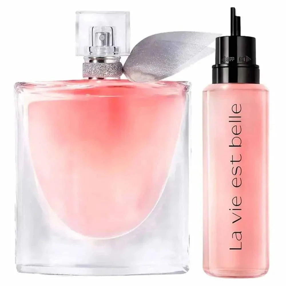 Lancome La Vie Est Belle Gift Set Refillable EDP Spray 50ml + EDP Refill 100ml